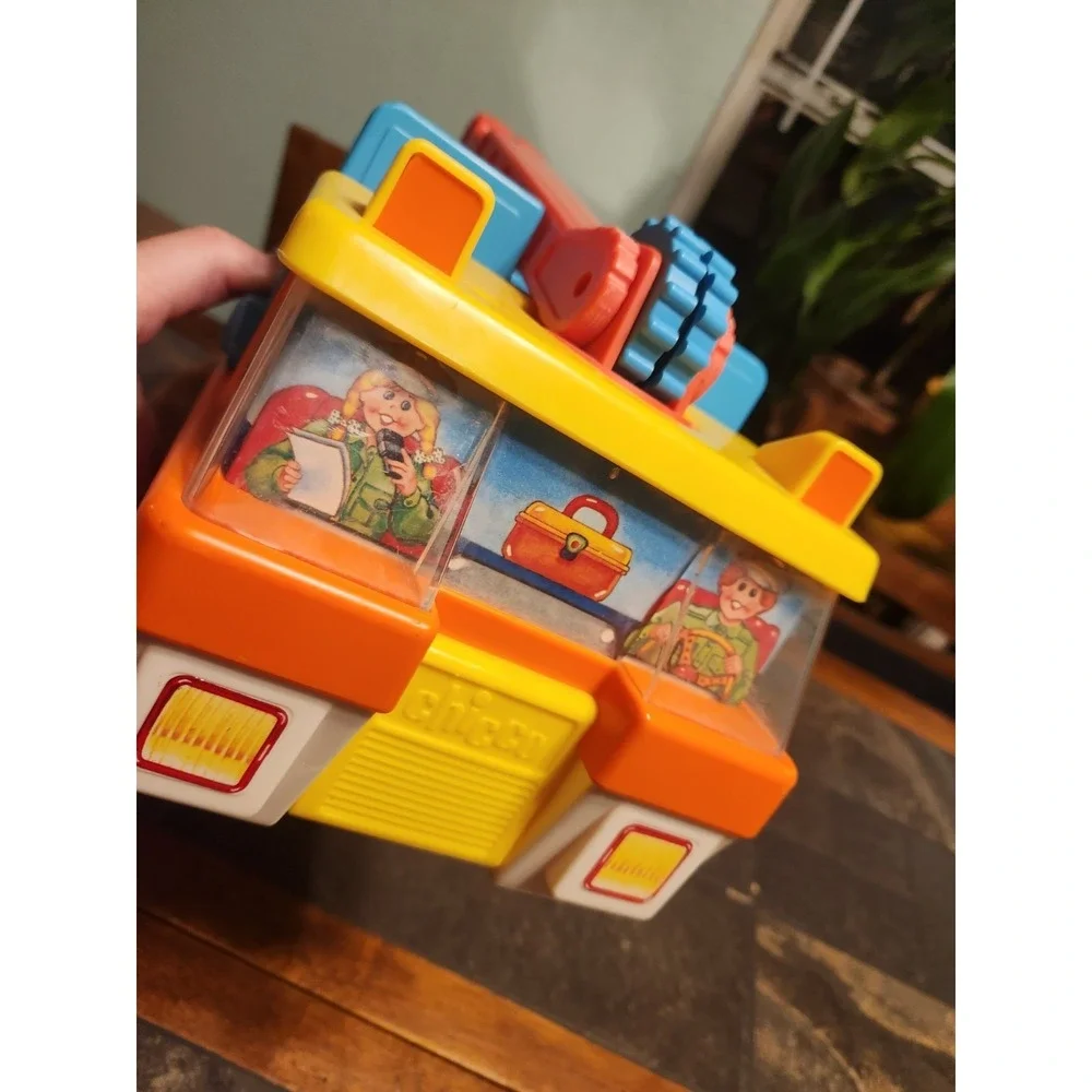Vtg 80's Rare Chicco The Big Hook Utility Toy Vehicle Excell Cond See Photos 12